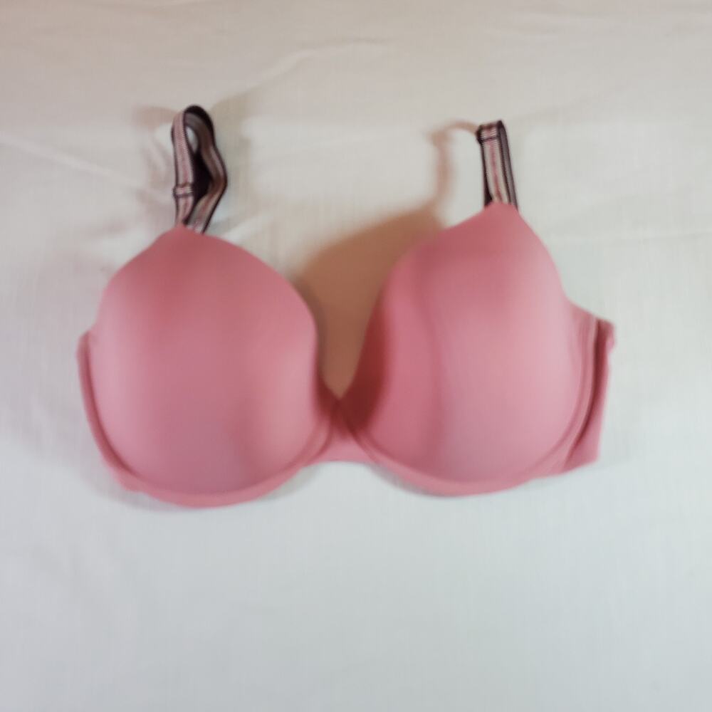 Victoria's Secret Womens Size 34DDD Bra Padded Underwire Pink T-Shirt